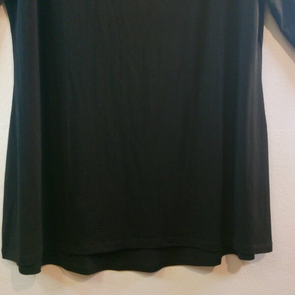 Belldini Womens Black Embellished Top Size XL - Picture 2 of 9